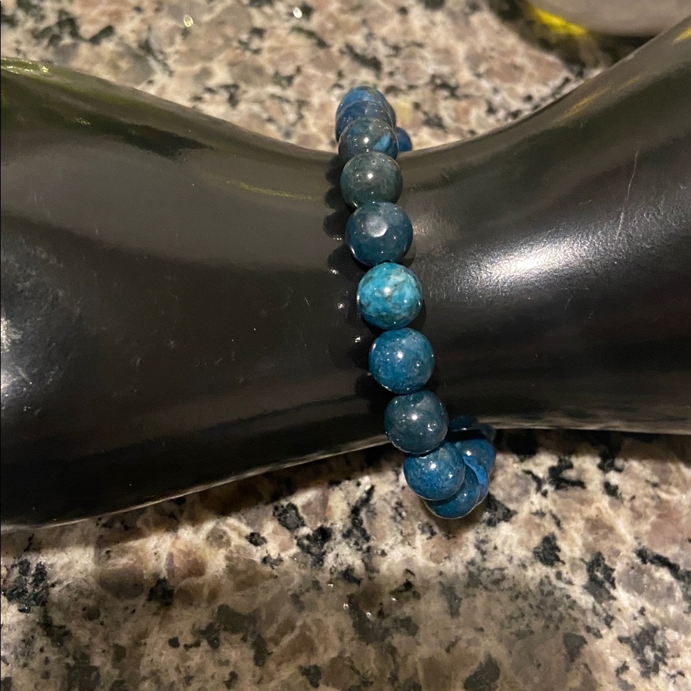 Blue Apatite Stone Bracelet NWOT